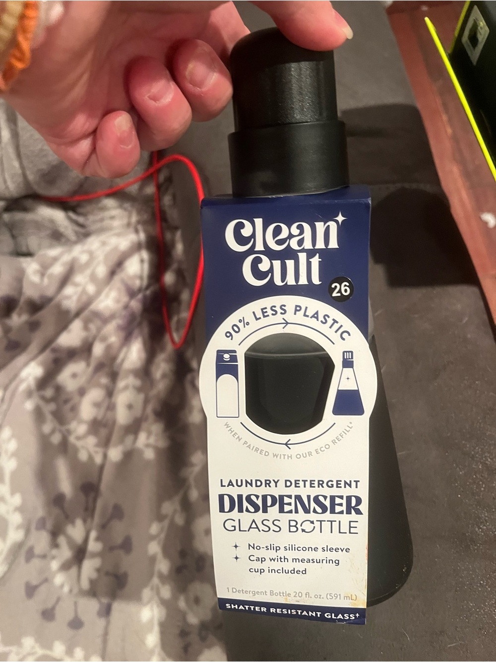 Clean Cult Glass Laundry Detergent Dispenser Bottle